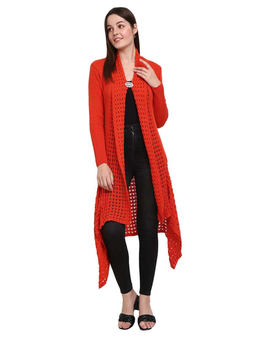 open front wool cardigan - 18687977 - Standard Image - 3