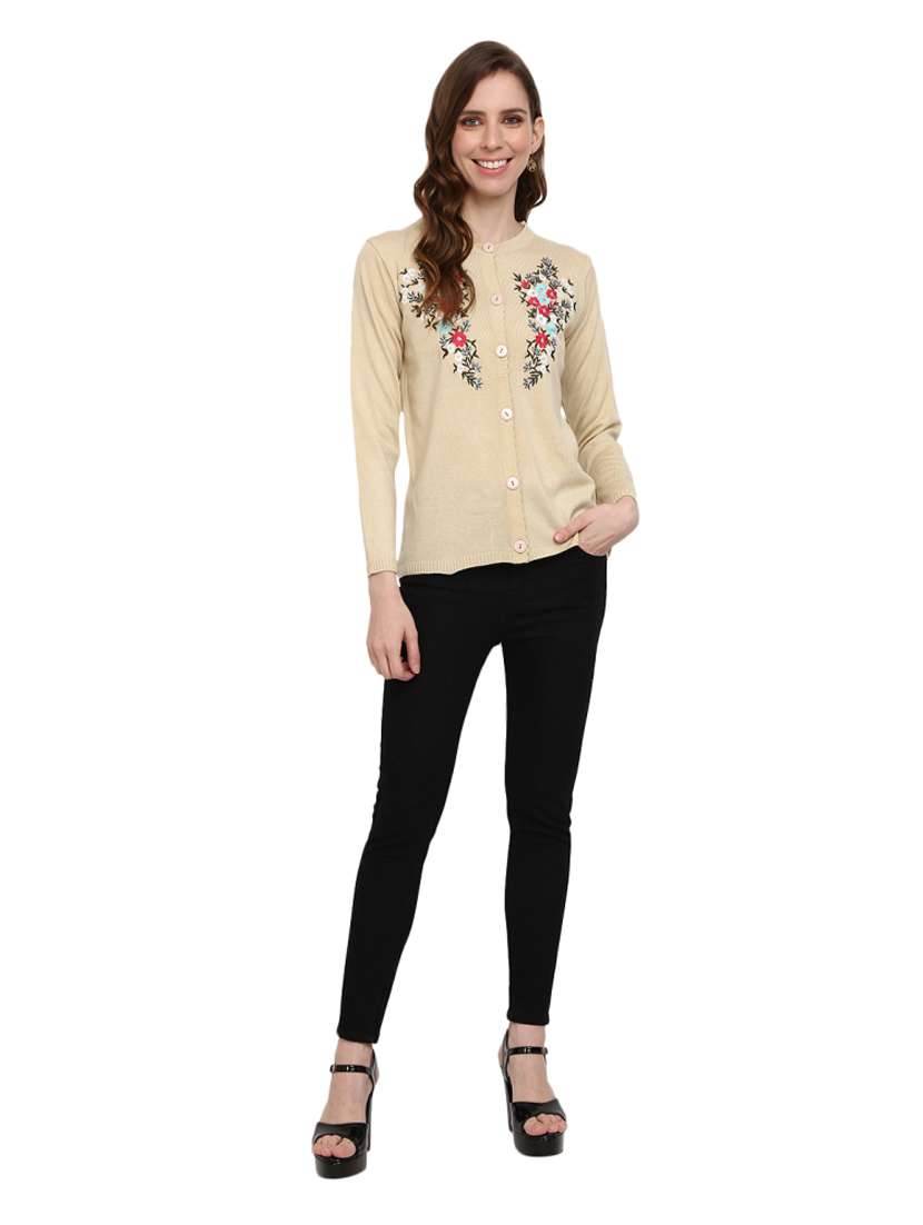 button up wool cardigan - 18687991 -  Standard Image - 3