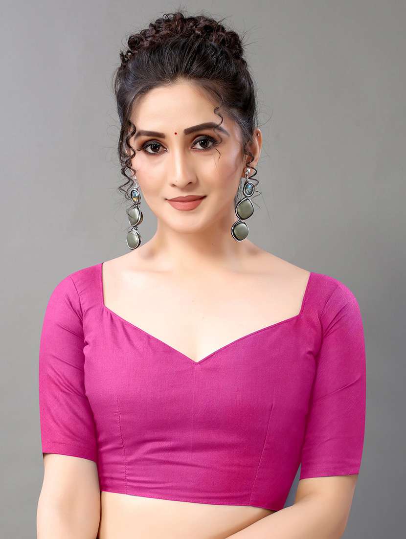 women's floral blue colored saree with blouse - 18688025 -  Standard Image - 3