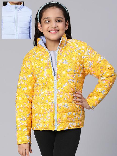 reversible printed quilted jacket - 18688369 - Standard Image - 0