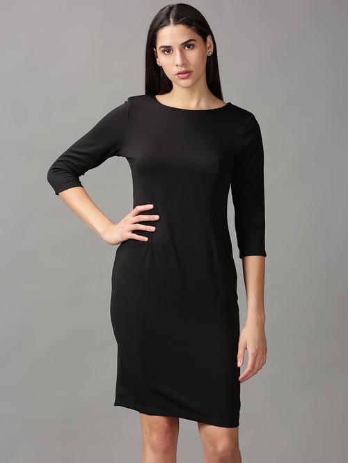 women's shift solid dress - 18688442 -  Standard Image - 0