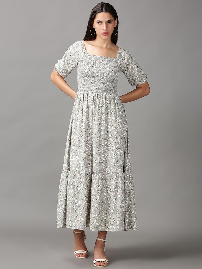women's tiered dress floral dress - 18688461 -  Zoom Image - 0