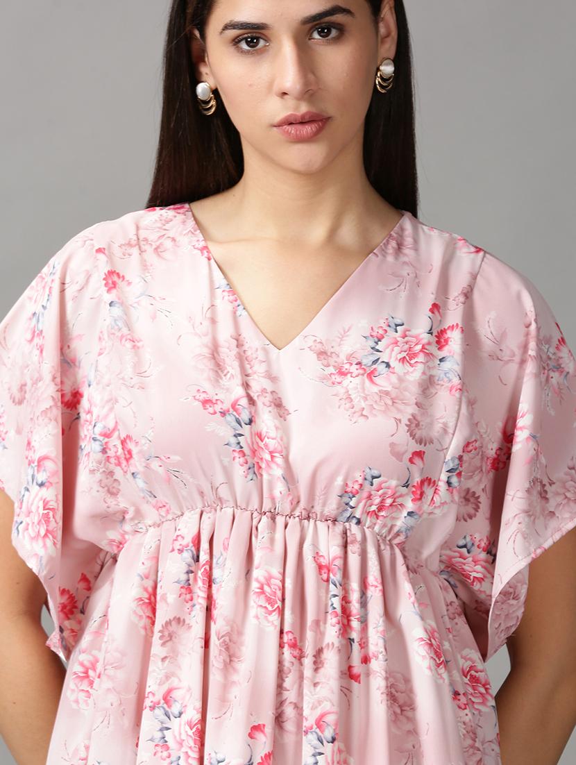 women's asymmetric floral dress - 18688465 - Standard Image - 3