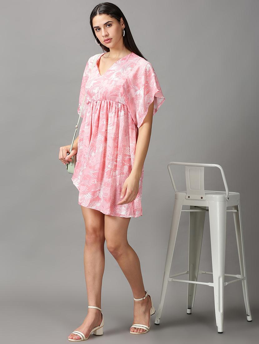 women's asymmetric geometric dress - 18688466 - Standard Image - 3