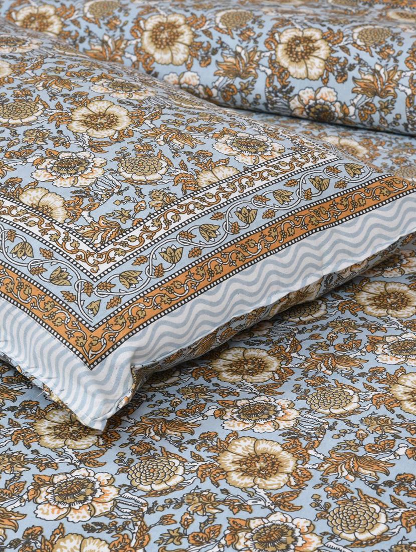 uniqchoice printed double bed sheet with 2 pillow cover - 18688523 - Standard Image - 3