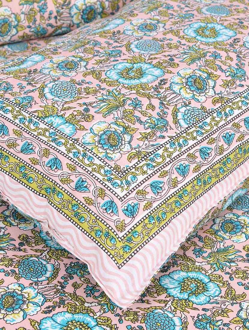 uniqchoice printed double bed sheet with 2 pillow cover - 18688525 - Standard Image - 3