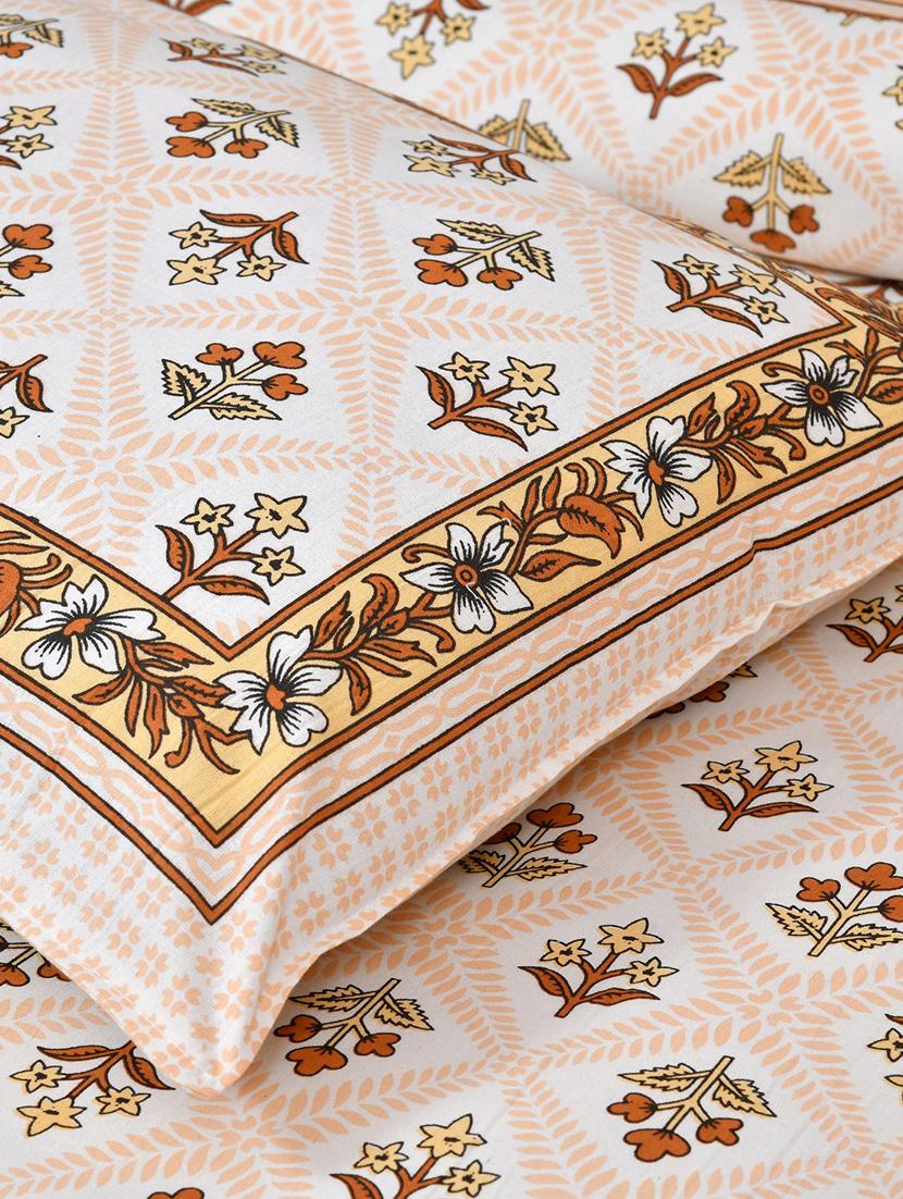 uniqchoice printed double bed sheet with 2 pillow cover - 18688548 - Standard Image - 3