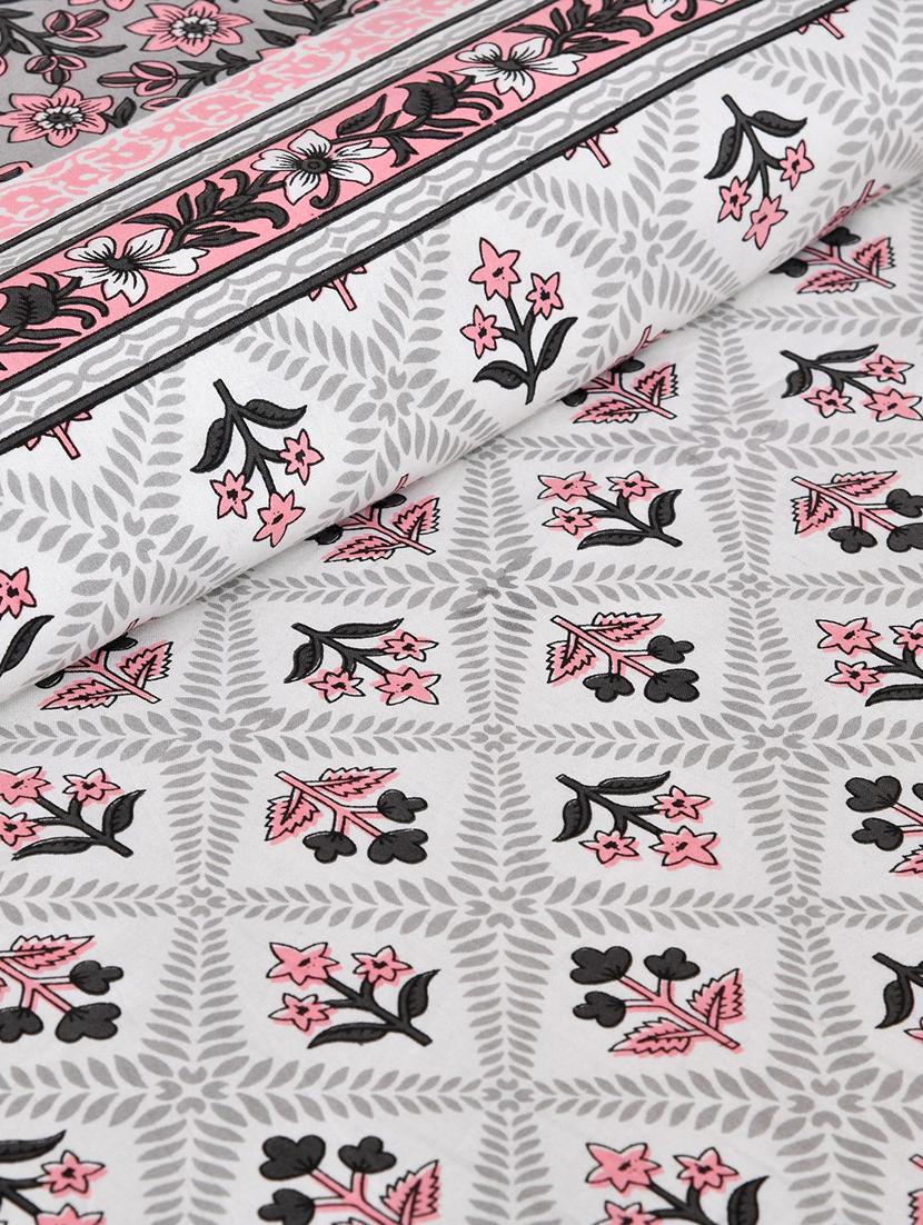 uniqchoice printed double bed sheet with 2 pillow cover - 18688549 - Standard Image - 3