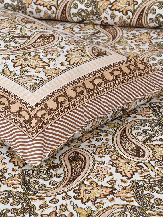 uniqchoice printed double bed sheet with 2 pillow cover - 18688573 - Standard Image - 3
