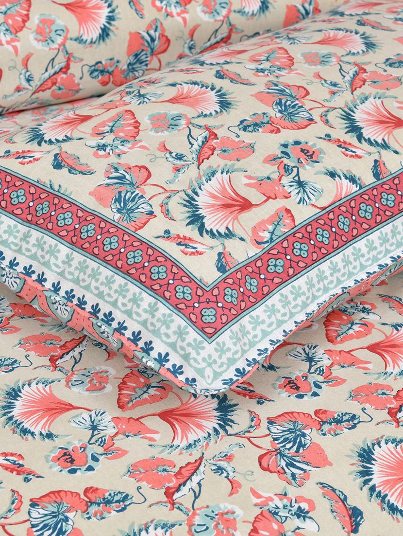 uniqchoice printed double bed sheet with 2 pillow cover - 18688616 - Standard Image - 3