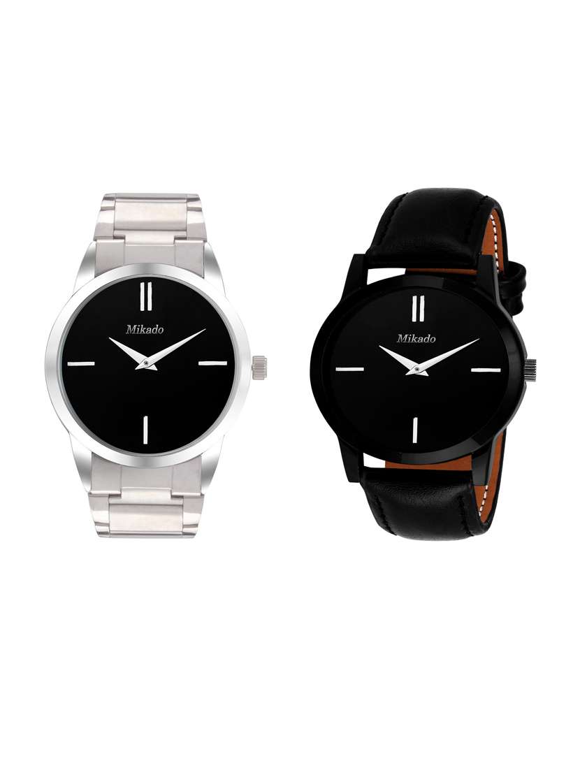 men's analog watch combo