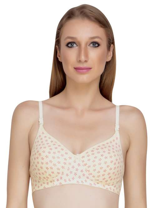lightly padded printed t-shirt bra  - 18691495 -  Standard Image - 0