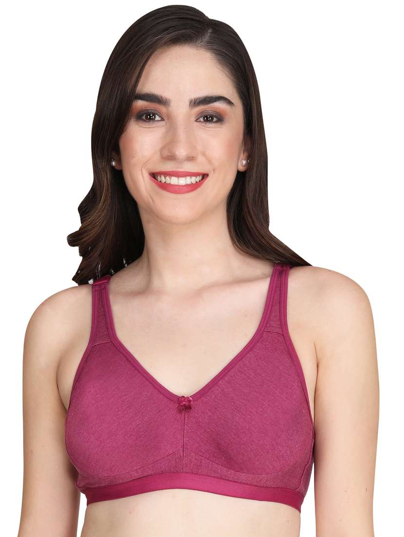pack of 3 solid multi colored minimizer bra - 18691540 -  Standard Image - 5