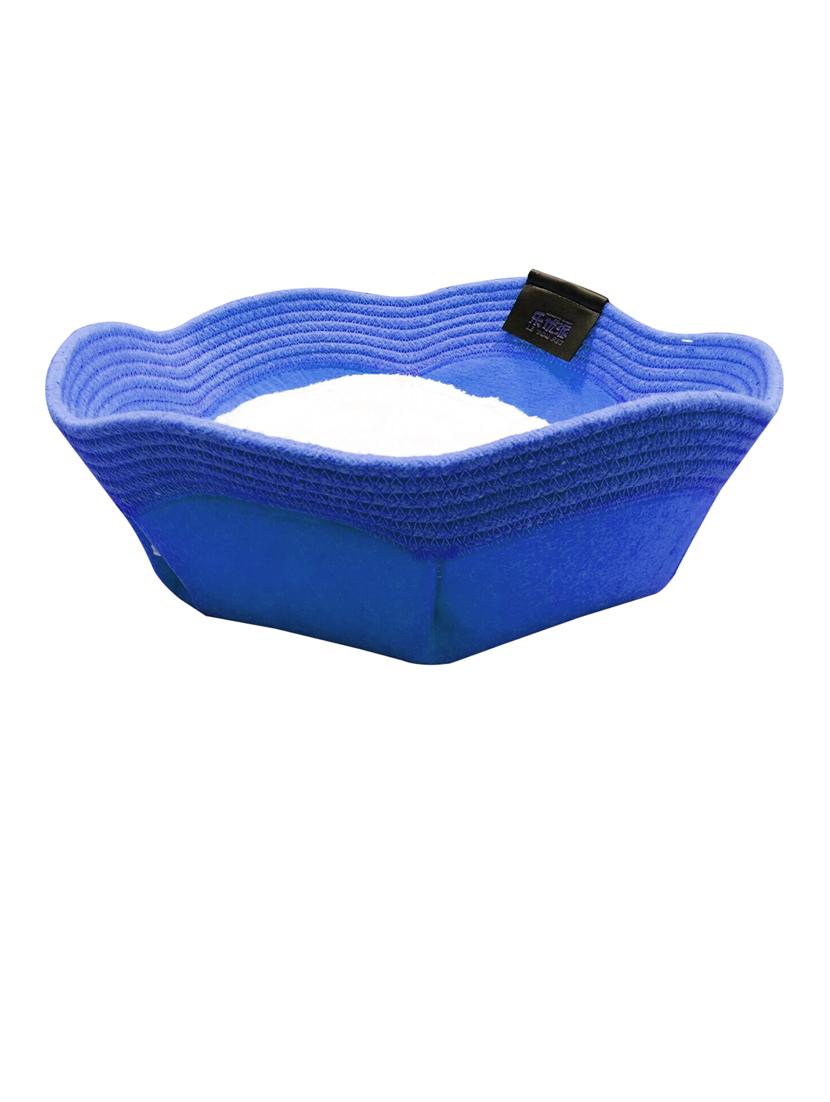 blue polyester cave pet bed - 18691783 -  Zoom Image - 0
