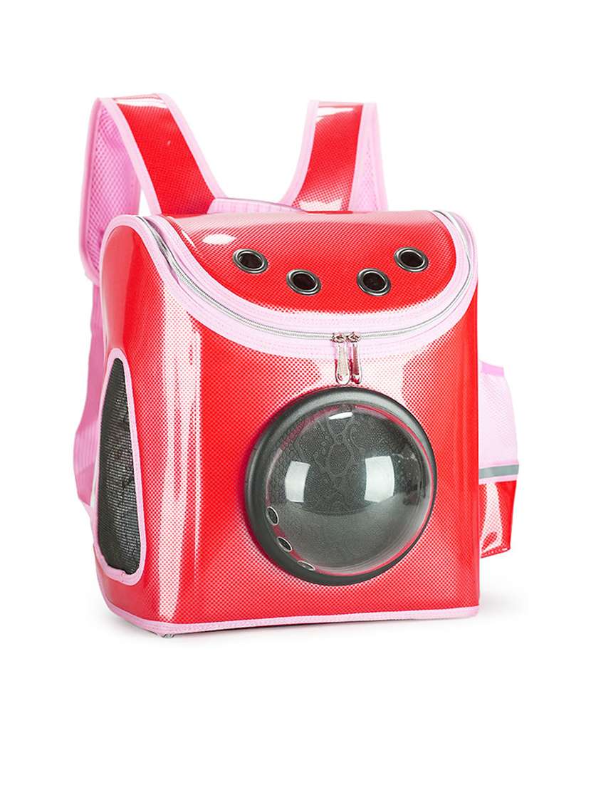 red plastic airline pet carrier - 18691884 - Zoom Image - 0