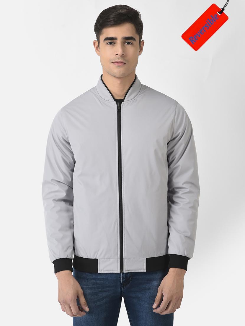 reversible zip up casual jacket - 18692153 - Zoom Image - 0