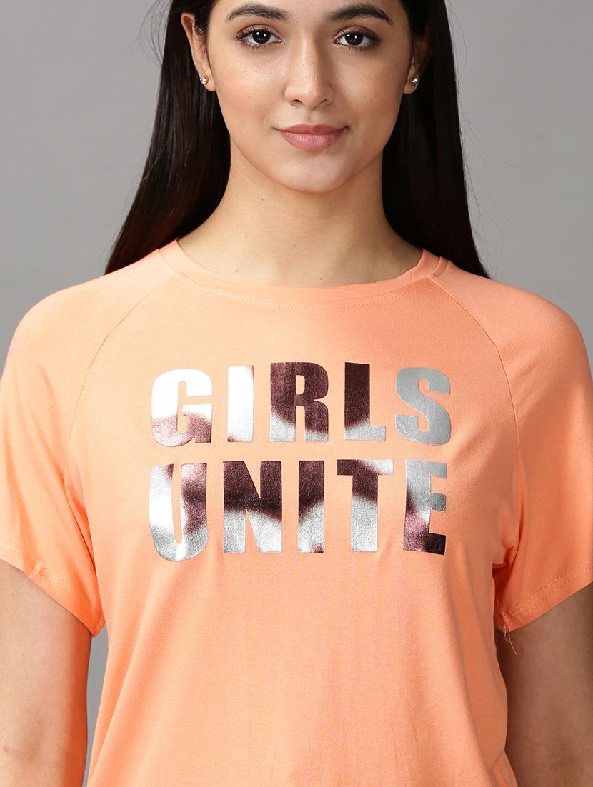 women's straight round neck top - 18692255 - Standard Image - 3