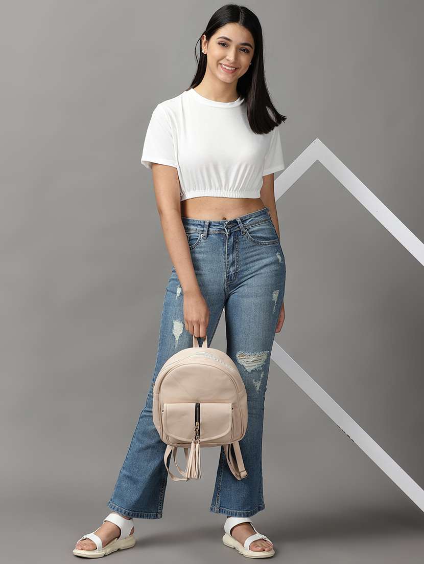 women's plain crew neck t-shirt - 18692260 -  Standard Image - 3