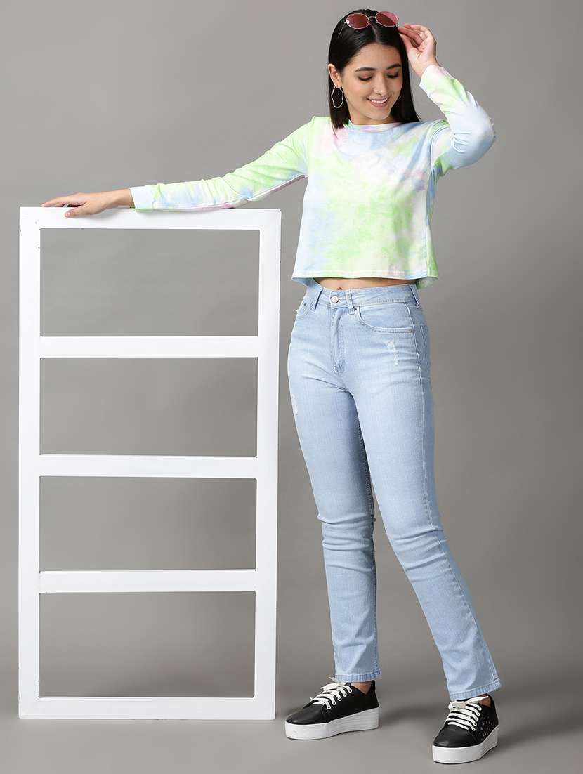 women's all over print crew neck t-shirt - 18692265 -  Standard Image - 3