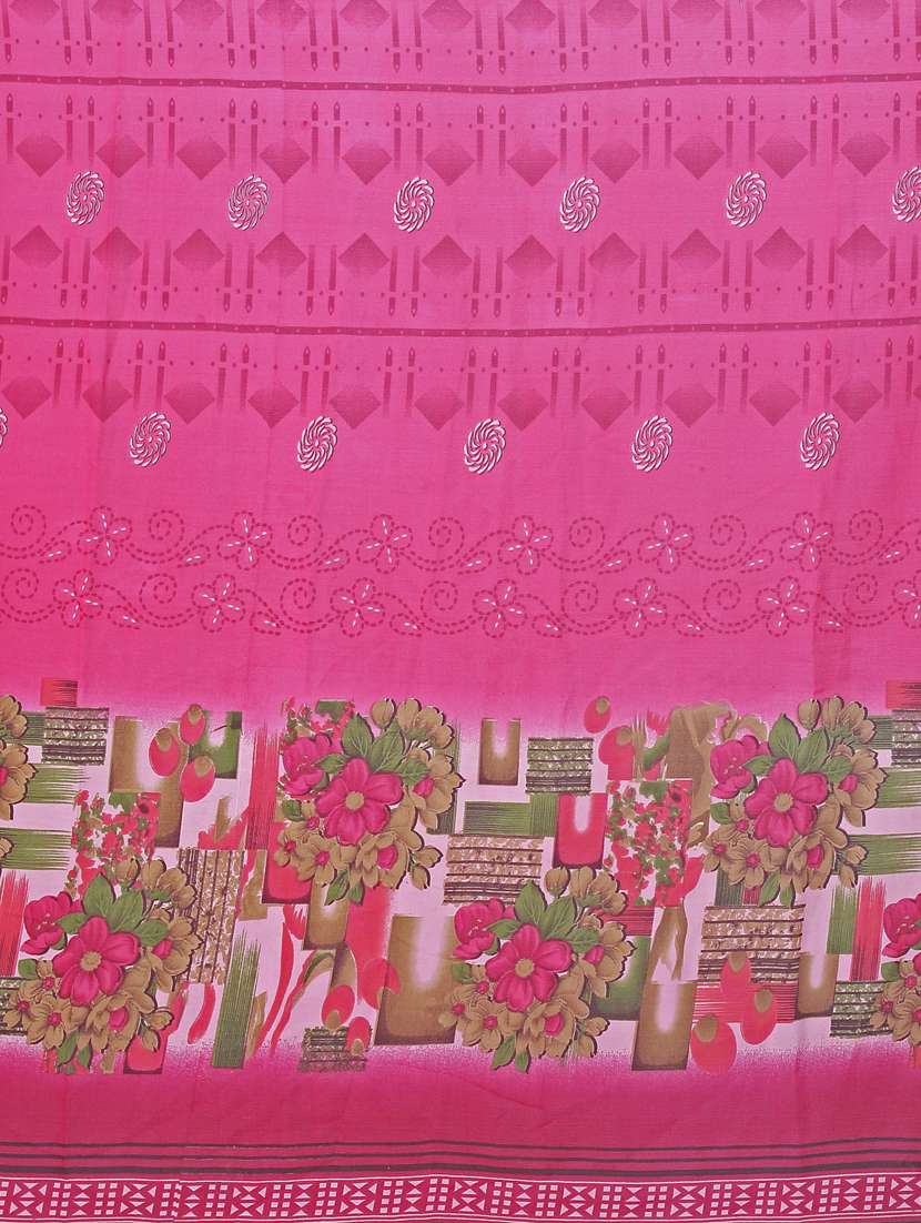 women printed saree with blouse - 18696568 - Standard Image - 3