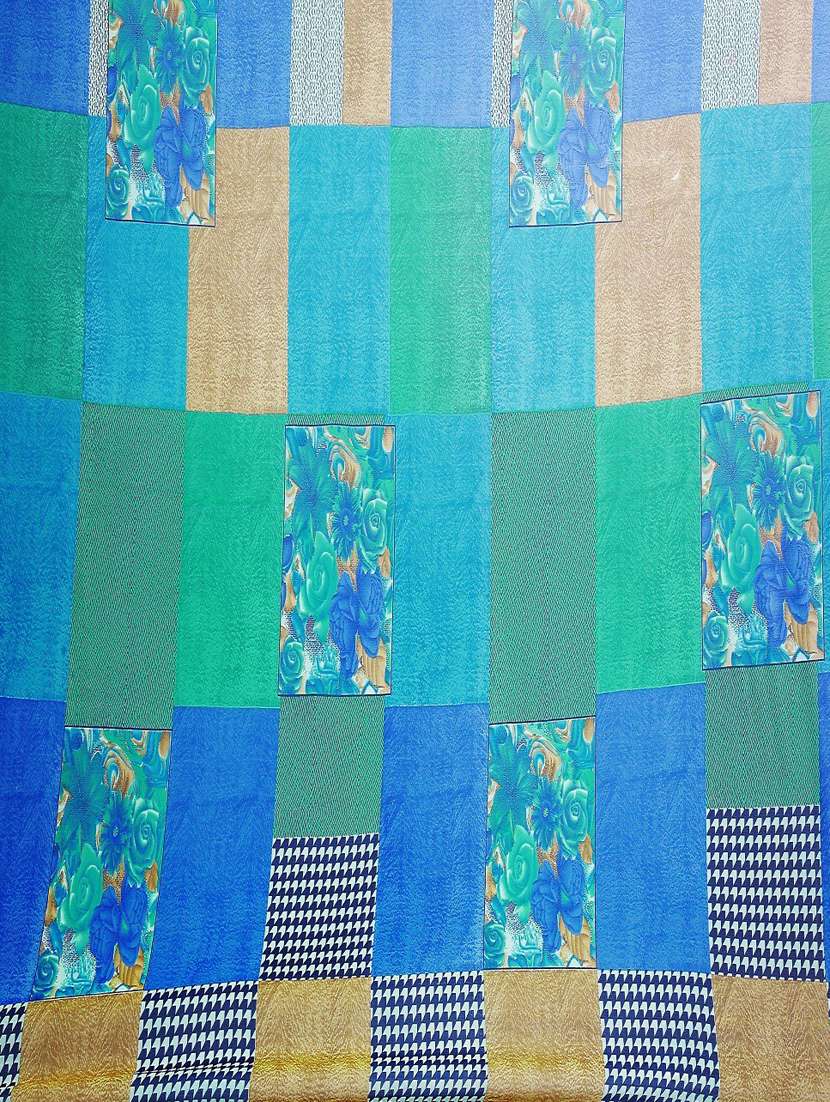 women's printed multi colored saree with blouse - 18696695 - Standard Image - 3