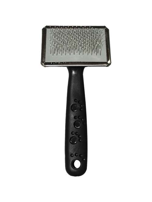 black plastic pet comb brush - 18697045 - Standard Image - 0