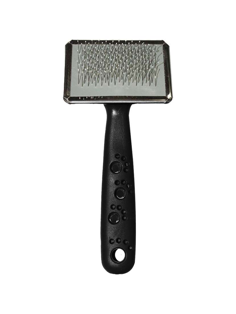black plastic pet comb brush - 18697045 - Zoom Image - 0