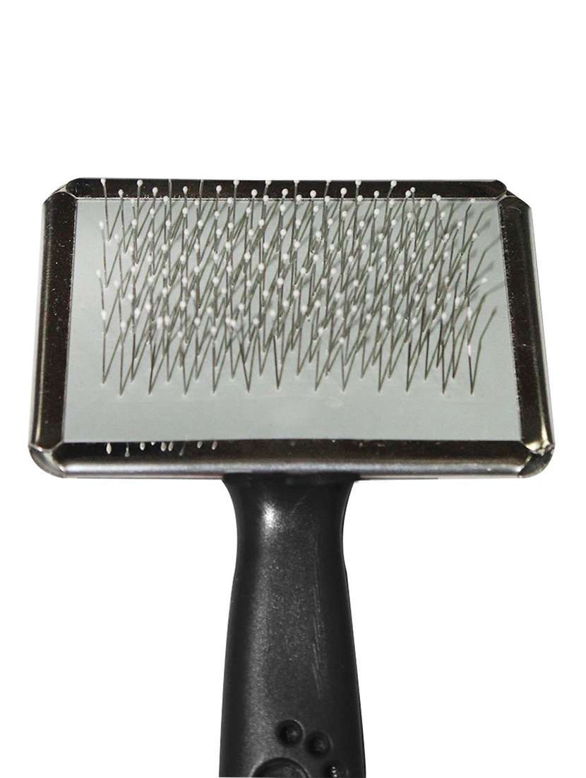black plastic pet comb brush - 18697045 - Standard Image - 3