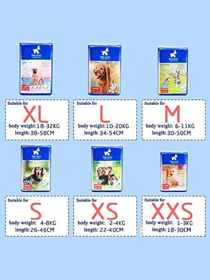 multi colored polypropylene disposable pet diaper - 18697293 - Standard Image - 3