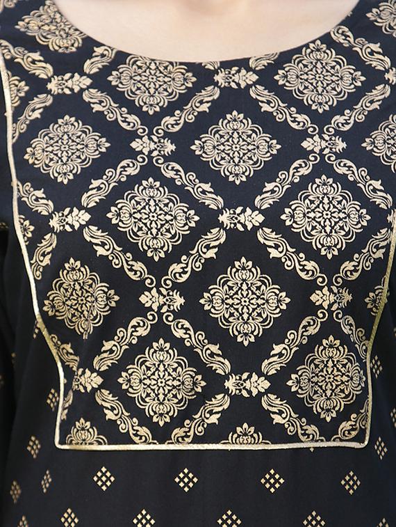 women's straight kurta - 18697433 - Standard Image - 3