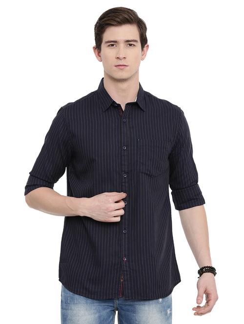 mens stripes casual shirt - 18697984 - Standard Image - 0