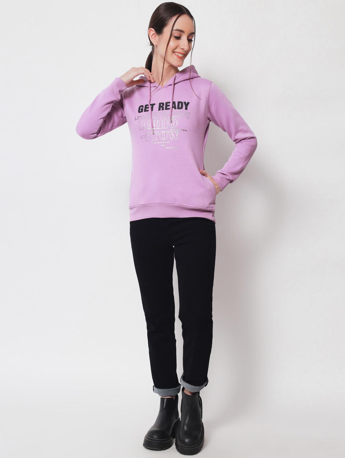 hooded chest printed sweatshirt - 18698282 - Standard Image - 3