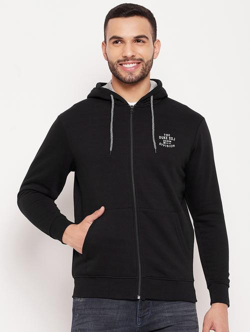 hooded neck zip up sweatshirt - 18701237 - Standard Image - 0