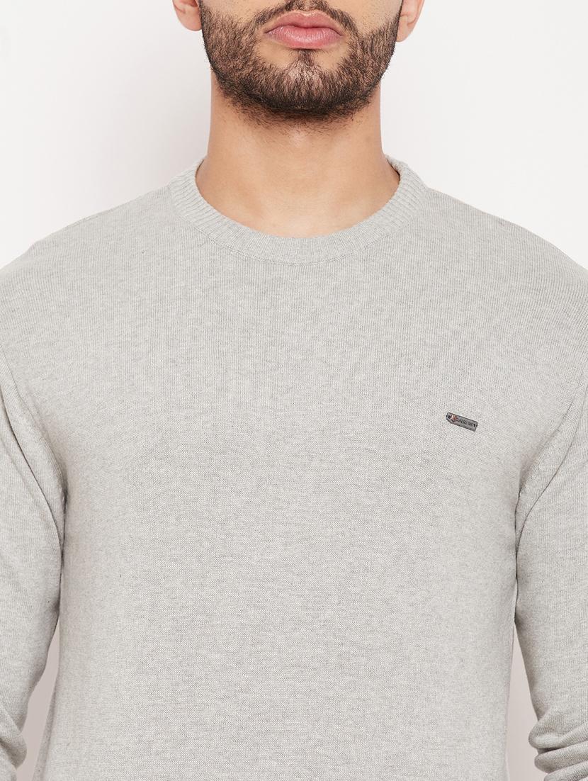 grey full sleeved pullover - 18701259 - Standard Image - 5