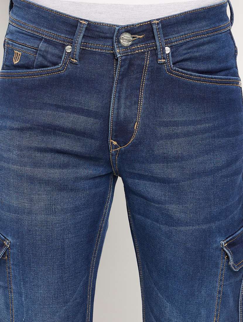 mid rise light washed denim jean - 18701486 -  Standard Image - 5