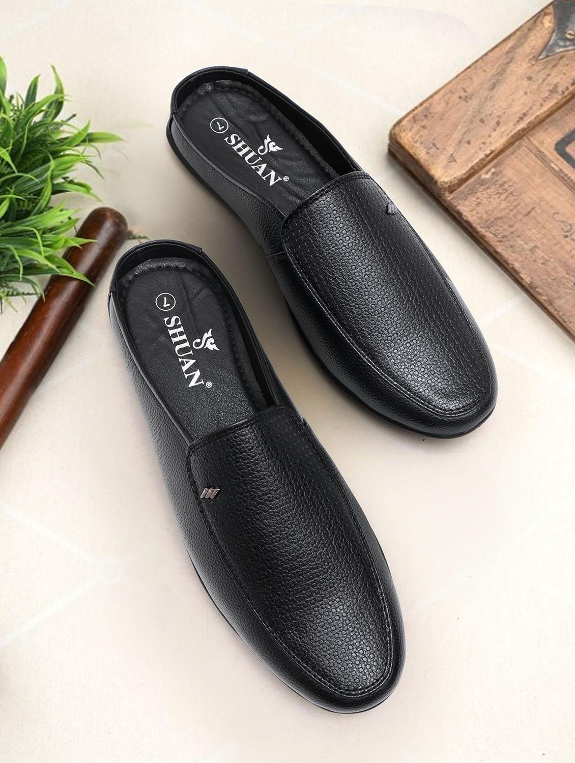 mens black slip on moccasin - 18701528 -  Zoom Image - 0