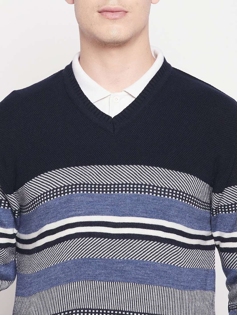blue full sleeved pullover - 18701624 -  Standard Image - 5