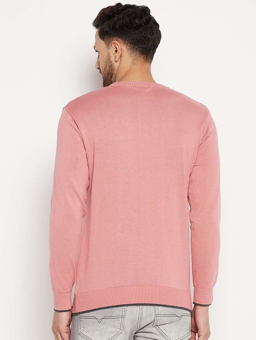 pink full sleeved pullover - 18701655 -  Standard Image - 3