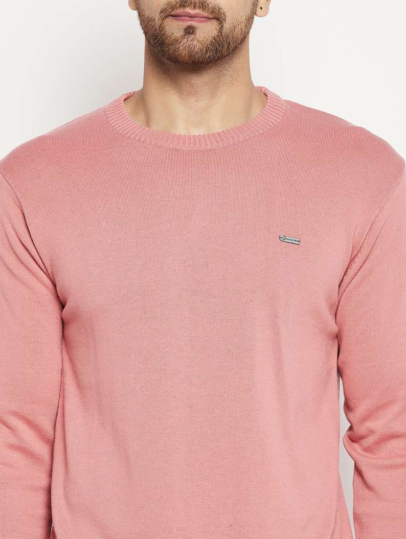 pink full sleeved pullover - 18701655 -  Standard Image - 5