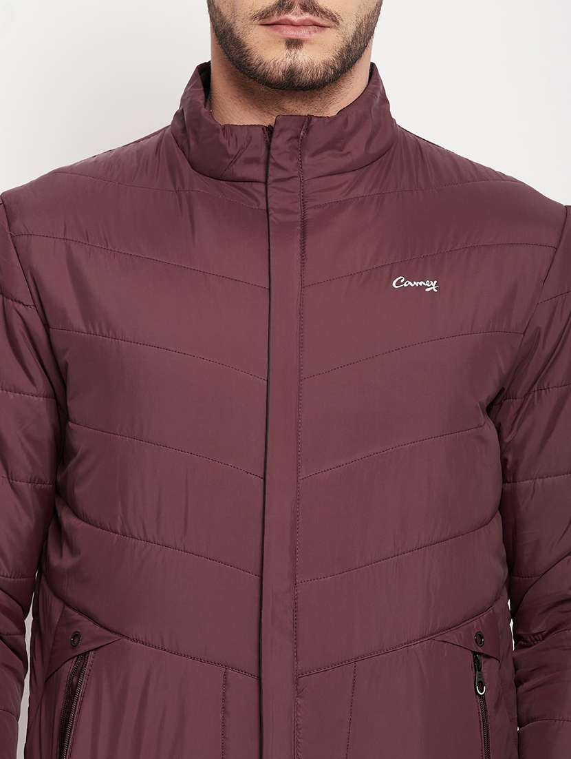 men solid long sleeve quilted jacket - 18701670 -  Standard Image - 5