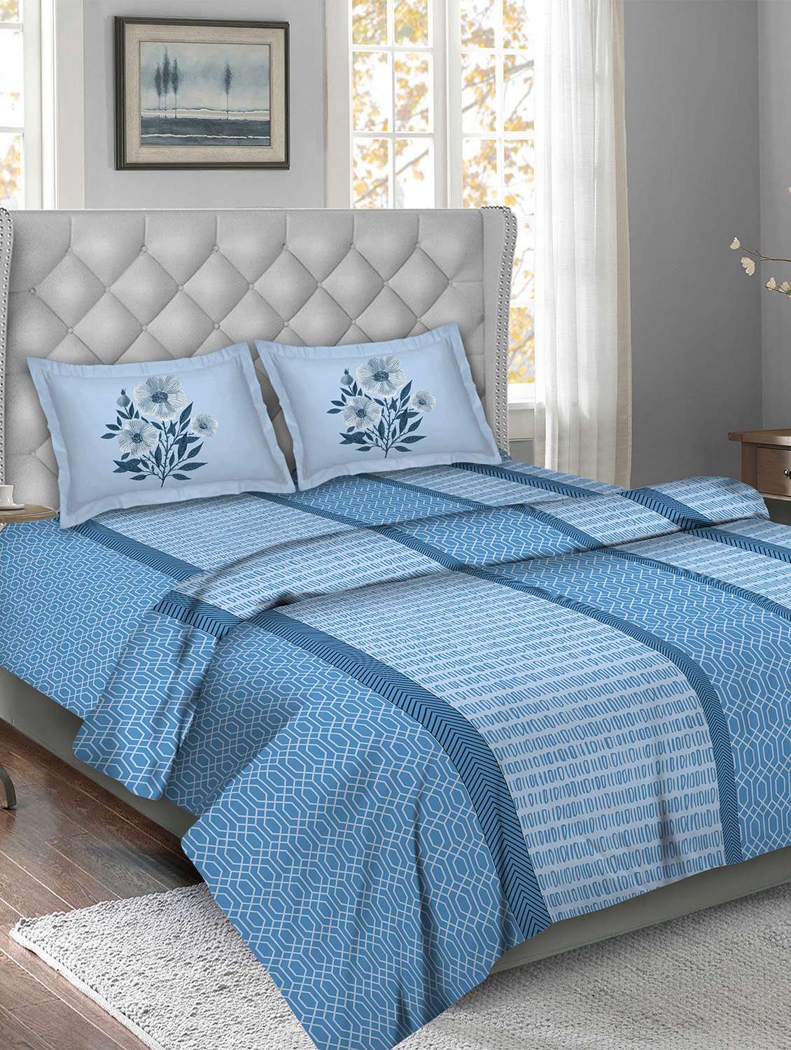 printed dohar for double bed