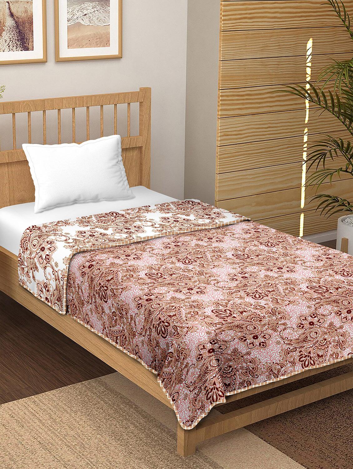 printed single bed dohar - 18701952 -  Zoom Image - 0