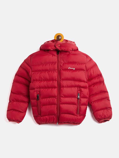red polyester bomber jackets - 18703911 - Standard Image - 0