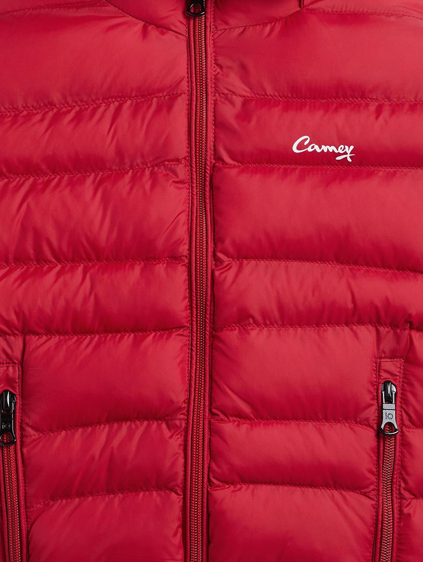 red polyester bomber jackets - 18703911 - Standard Image - 3