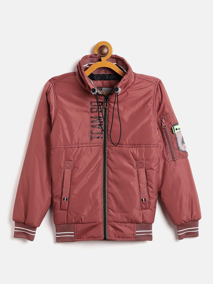 red nylon quilted jackets & coat - 18703939 - Zoom Image - 0