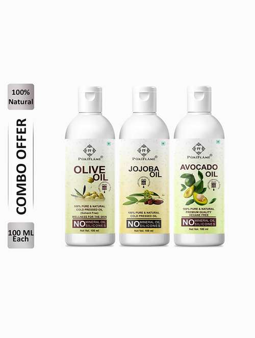 pack of 3 puri flame hair oil - 18715912 - Standard Image - 0
