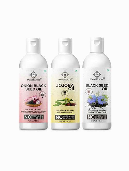 pack of 3 puri flame hair oil - 18716256 - Standard Image - 0