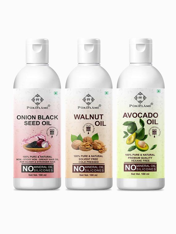 pack of 3 puri flame hair oil - 18716380 - Zoom Image - 0