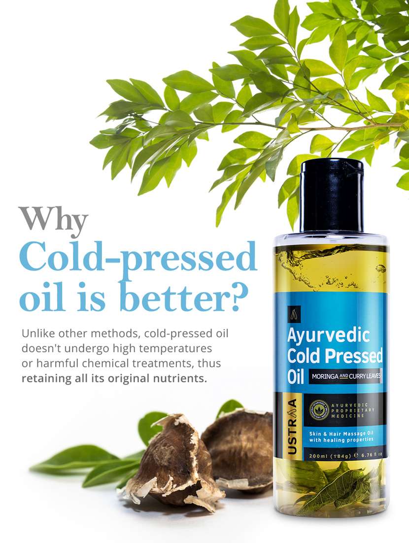 ustraa ayurvedic cold pressed oil - 200ml & beard growth oil - 35ml - 18718152 - Standard Image - 3