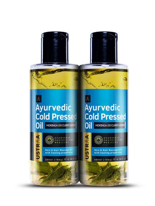 ustraa ayurvedic cold pressed oil - 200ml - set of 2 - 18718163 - Standard Image - 0